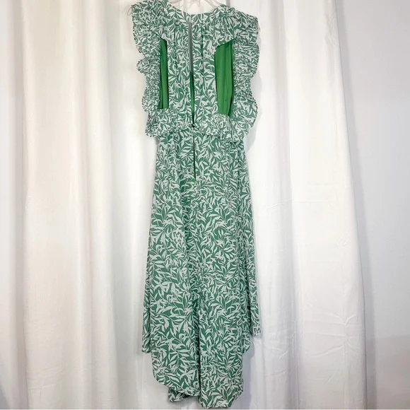 Palm Leaf Wrap Dress with Tassel detailing - Picture 2 of 3